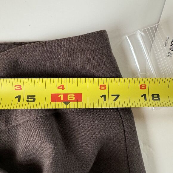 Kim Rogers Brown womens Pants size 12 - Picture 5 of 16